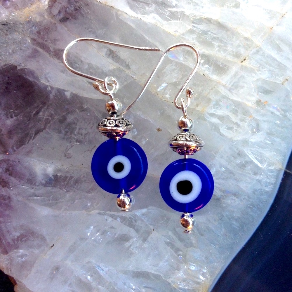 Turkish Evil Eye Earrings ✨